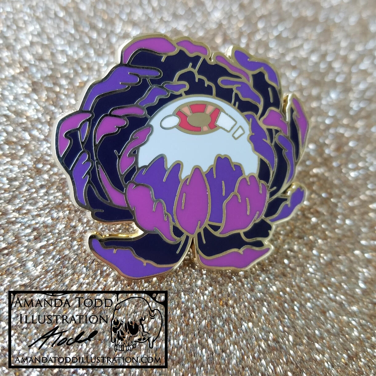 Gold Eyeball Peony Variant