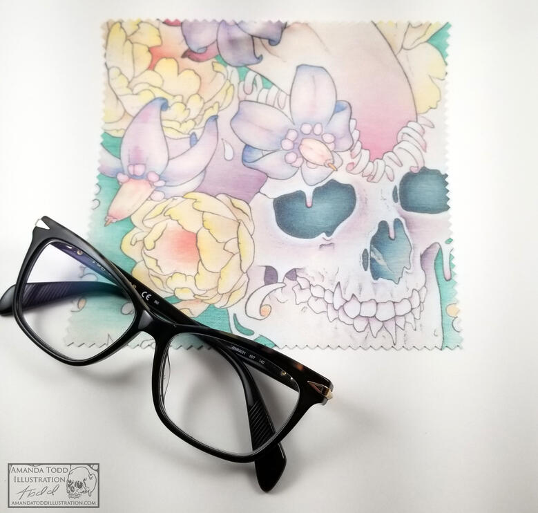 Skull Glasses Cloth