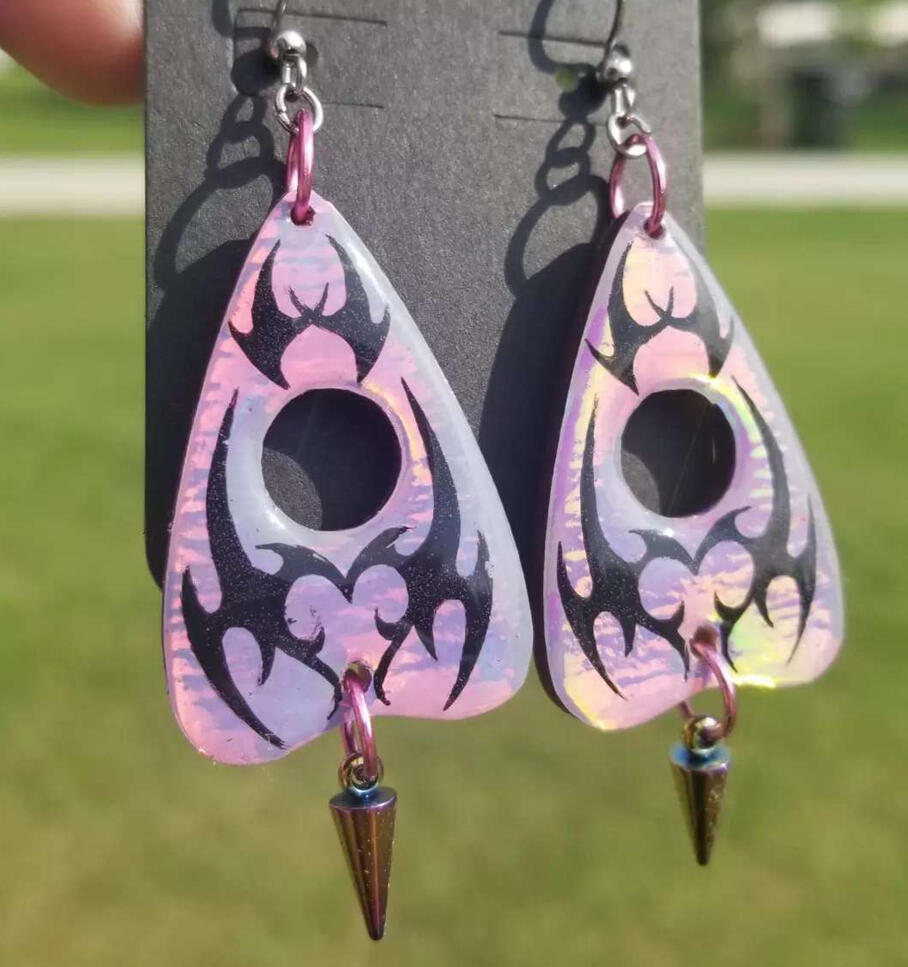 Neotribal holo earrings