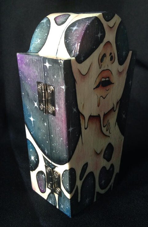 Hand Painted Coffin Box