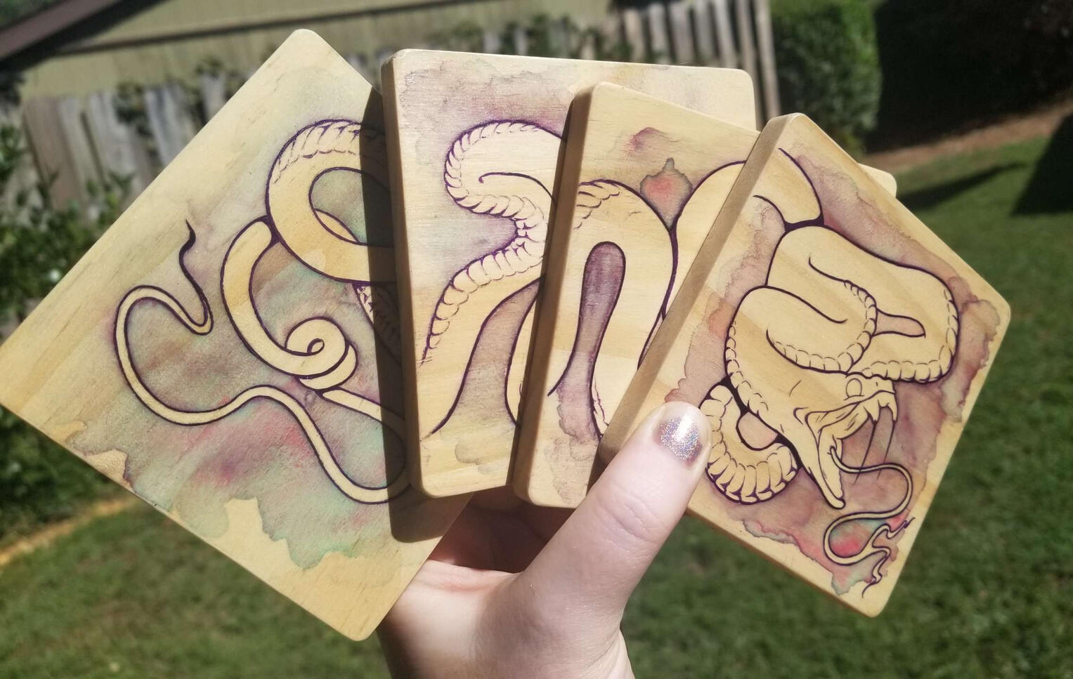 Snake Coaster Set