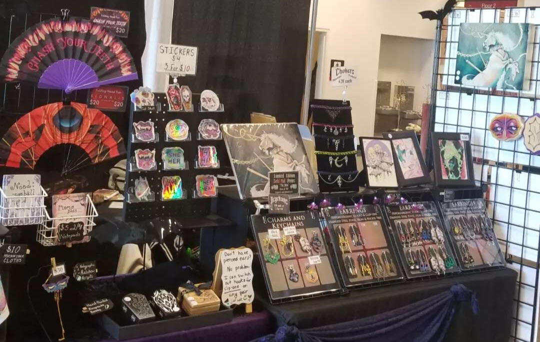 Photo of an indoor event setup